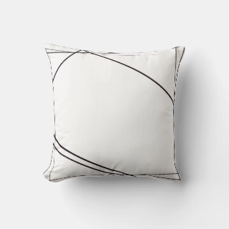 Oreiller noir et blanc