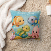 Oreiller Ocean Cuties | Animaux sous-marins mignon (Couverture)