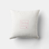 Oreiller oiseau drôle Collection bébé par BabyLaia (Verso)
