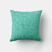Oreiller Pailleté Turquoise Licorne Naissance Pers (Verso)