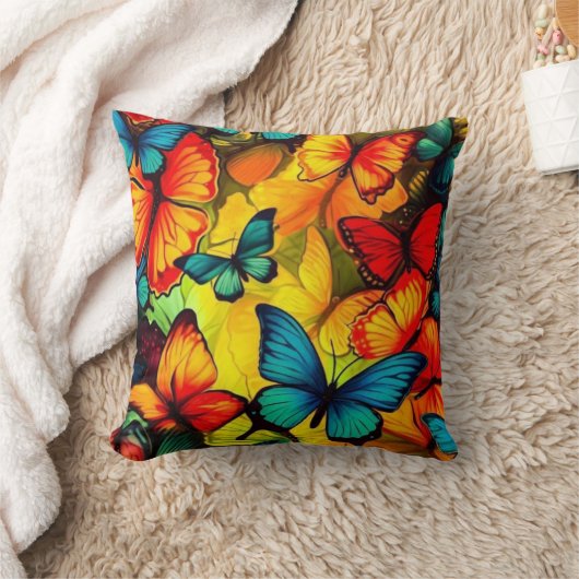 Oreiller Papillon – Coussins Décoratifs Mignons (Couverture)