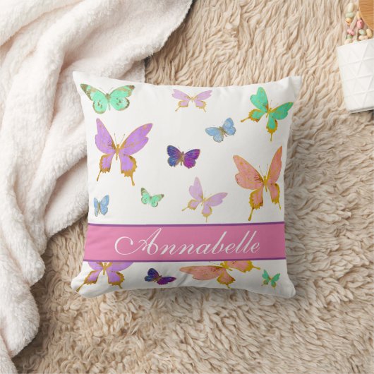 Oreiller papillon personnalisé (Couverture)