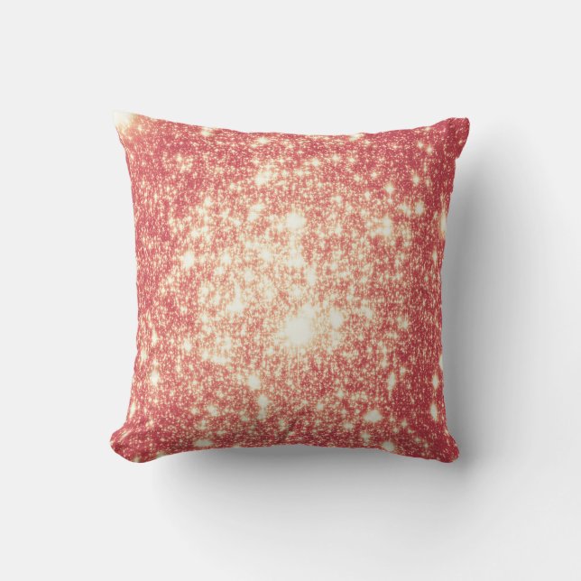 Oreiller Peach Champagne Stars (Recto)
