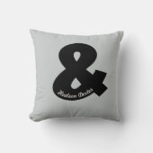 Oreiller personnalisé à esperluette (Recto)