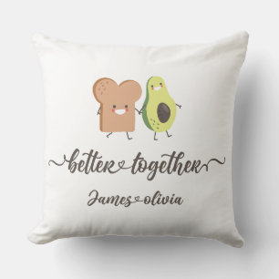 Oreiller personnalisé BetterTogether Avocat & Toas