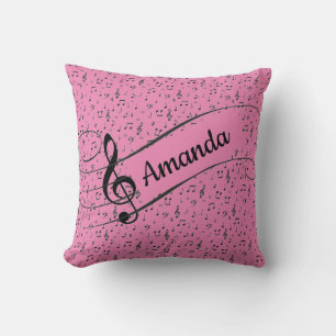 Oreiller personnalisé Black Musical