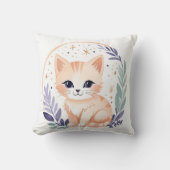 Oreiller personnalisé en forme de chaton mignon -  (Recto)