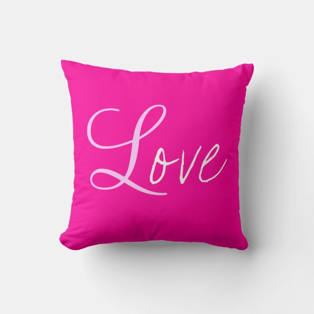Oreiller personnalisé Love Throw (Recto)