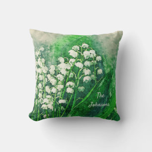 Oreiller personnalisé Muguet