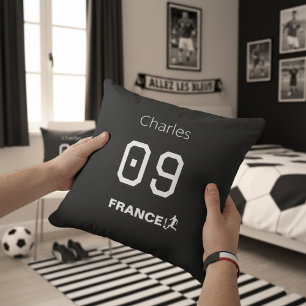 Oreiller personnalisé pour fan de football France