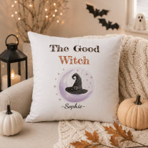 Oreiller personnalisé The Good Witch – Halloween