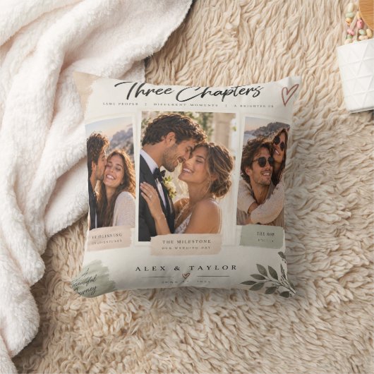 Oreiller photo de couple Trois Chapitres (Couverture)