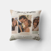 Oreiller photo de couple Trois Chapitres (Verso)