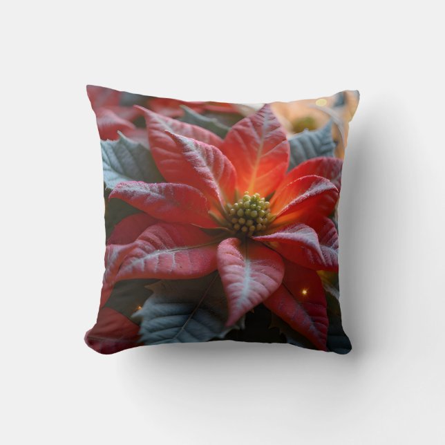 Oreiller Poinsettia (Recto)