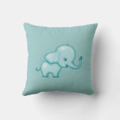 Oreiller pour bébé avec girafe et éléphant (Verso)