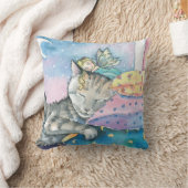 Oreiller pour enfants avec chat tabby de Timmy's F (Couverture)