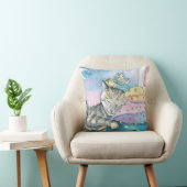 Oreiller pour enfants avec chat tabby de Timmy's F (Chaise)