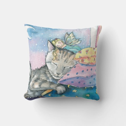 Oreiller pour enfants avec chat tabby de Timmy's F (Recto)