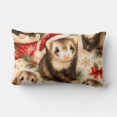 Oreiller Rêves de Furet de Fêtes Cozy (Verso)
