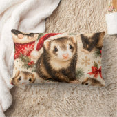 Oreiller Rêves de Furet de Fêtes Cozy (Couverture)