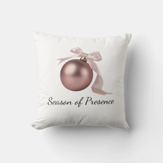Oreiller Rose Poussière | Décoration de fêtes