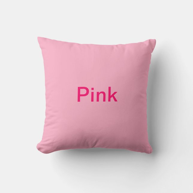 Oreiller rose/rose (Recto)