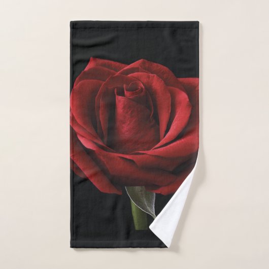 oreiller rouge (Serviette à main)