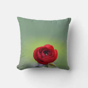Oreiller rouge Ranunculus Blossom
