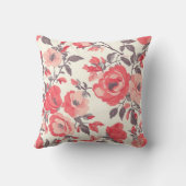 Oreiller souvenir unique rose charmante (Verso)