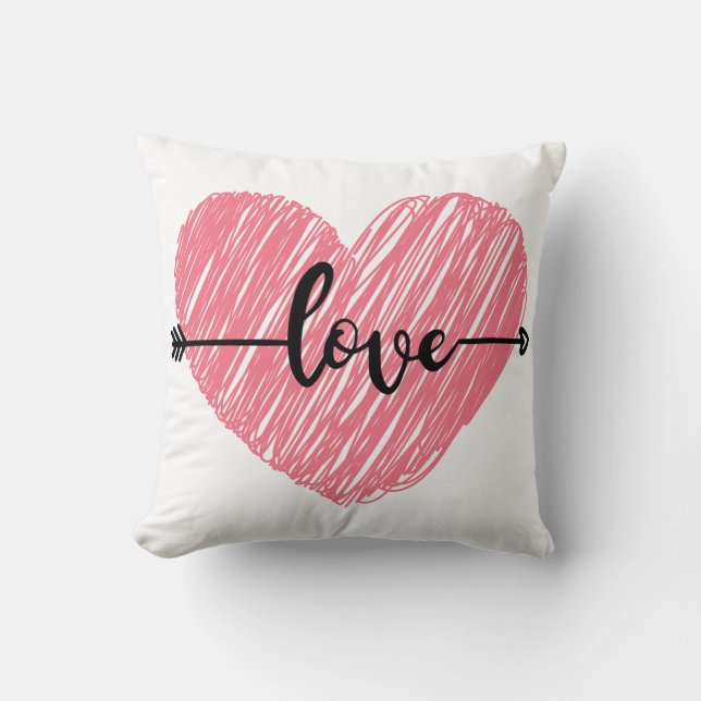 Oreiller sur le thème de l'amour – Accent de maiso (Recto)