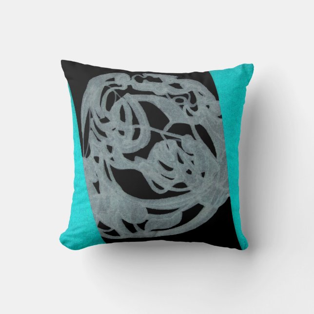Oreiller Teal Origin (Recto)