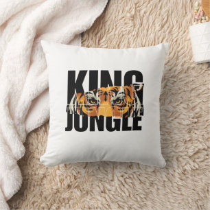Oreiller Tigre Roi de la Jungle