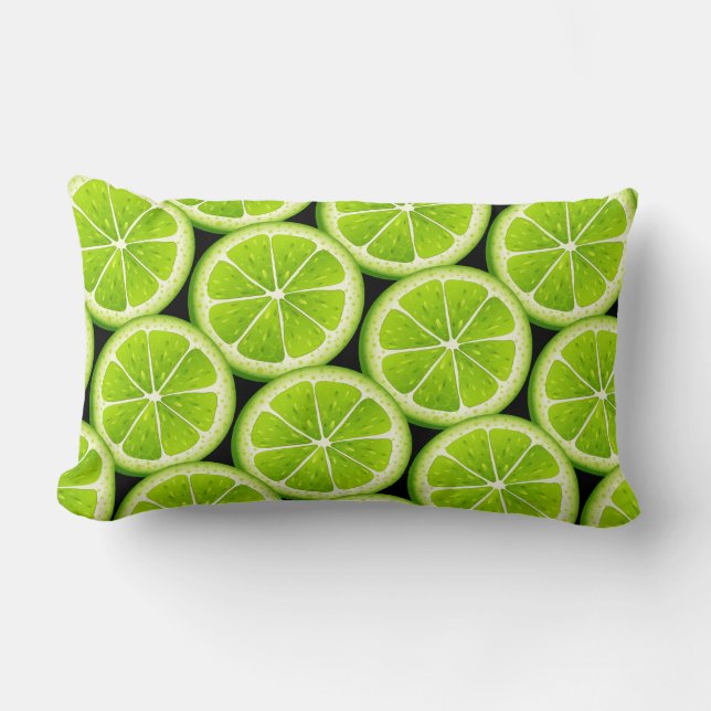 Oreiller Tranches de Citron Vert (Recto)