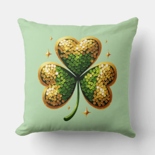 Oreiller trèfle de la Saint-Patrick