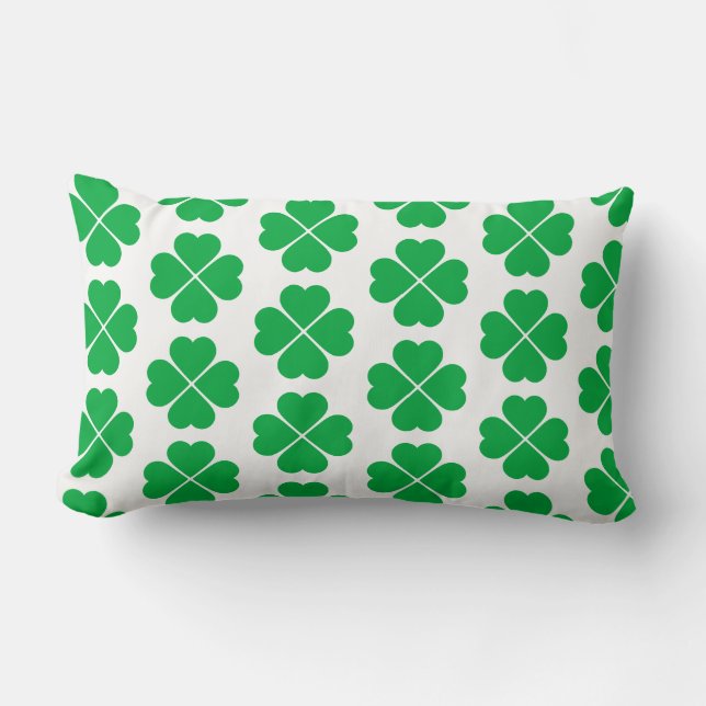 Oreiller trèfle de la Saint-Patrick (Recto)
