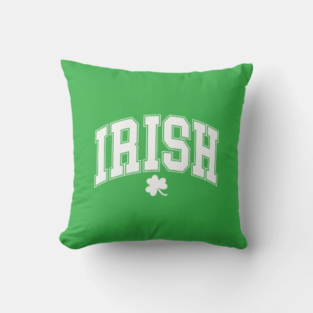 Oreiller trèfle de la Saint-Patrick (Recto)
