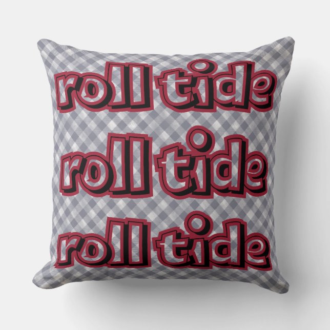 Oreiller University of Alabama Roll Tide (Recto)