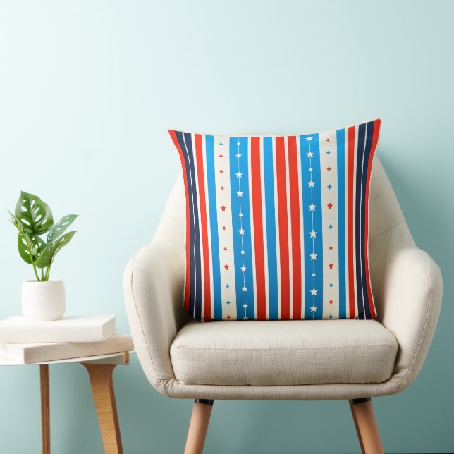 Oreiller USA Grand Old Stripes (Chaise)