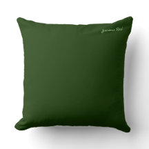 Oreiller vert de la forêt de chasseurs