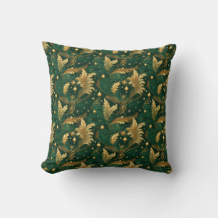 Oreiller vert et or