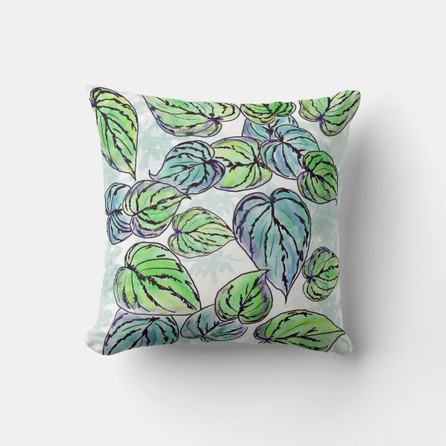 Oreiller vert Feuille (Recto)