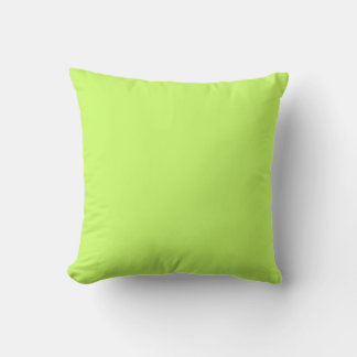 Oreiller vert pastel doux uni MONOGRAM