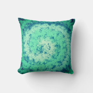 Oreiller vert turquoise