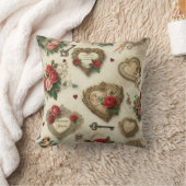 Oreiller Vintage à lancer "Pour toujours" (Couverture)