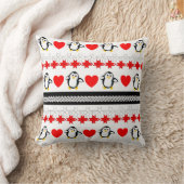 Oreillers À Jets Motifs De Pingouin Mignons (Couverture)