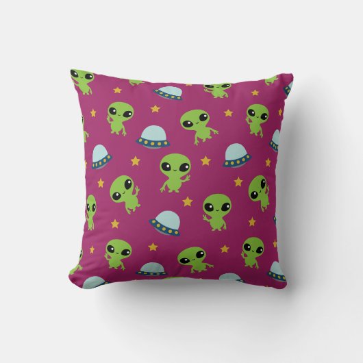 Oreillers à lancer Aliens (Recto)