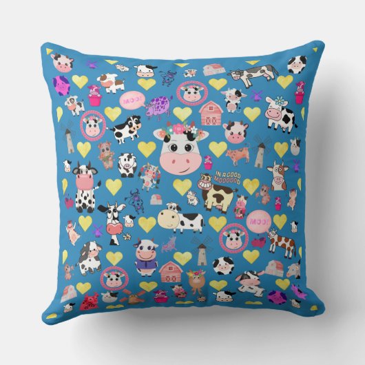 Oreillers à lancer avec coeur (Verso)