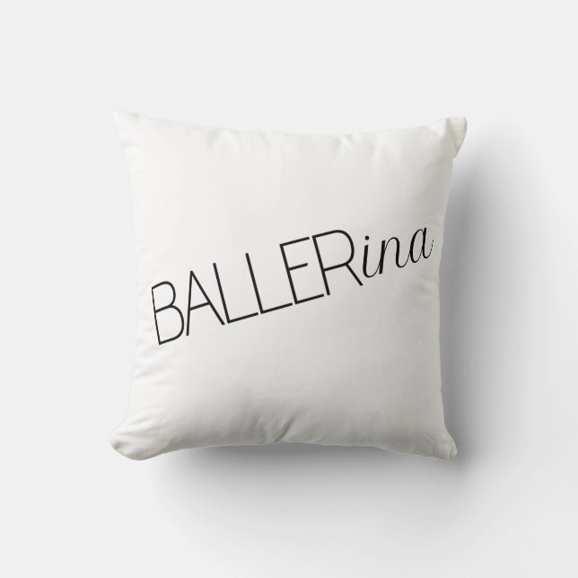 Oreillers à lancer Ballerina (Recto)
