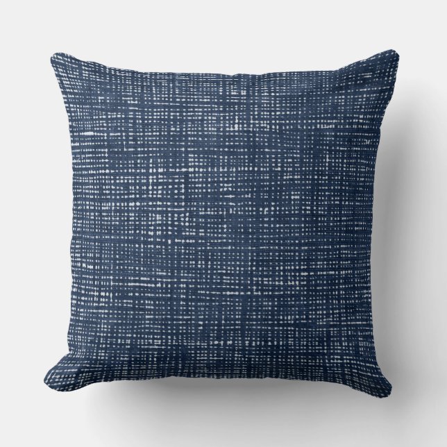Oreillers à lancer bleu de la Marine (Recto)
