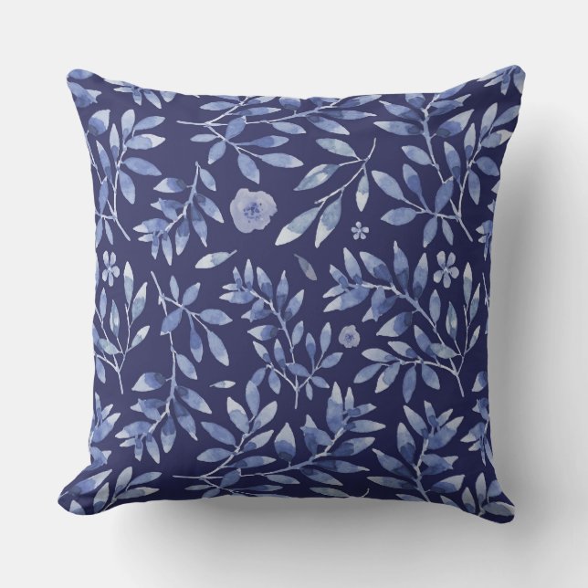 Oreillers à lancer Coussin-botanique extérieurs (Recto)